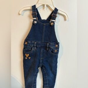 4/30$ Colimaçon denim overalls 9 months